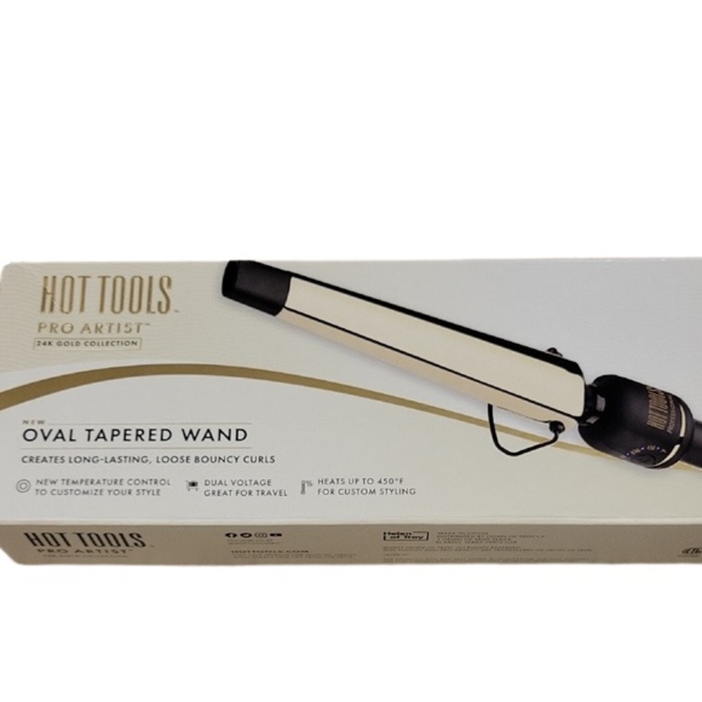 NIB Hot Tools Pro Artist Oval Tapered Wand
